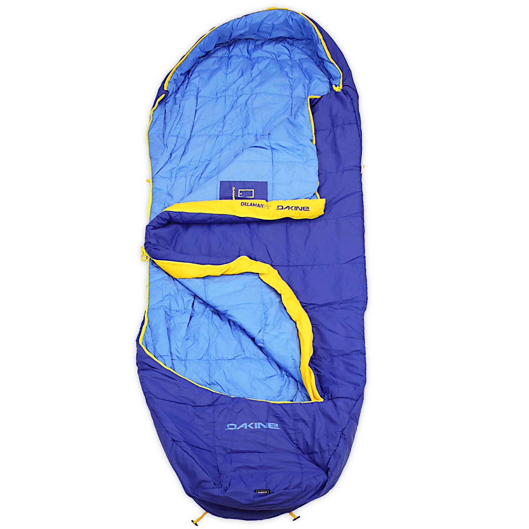 Delamar 25 Series Sleeping Bag - Blue / Yellow - Image 4