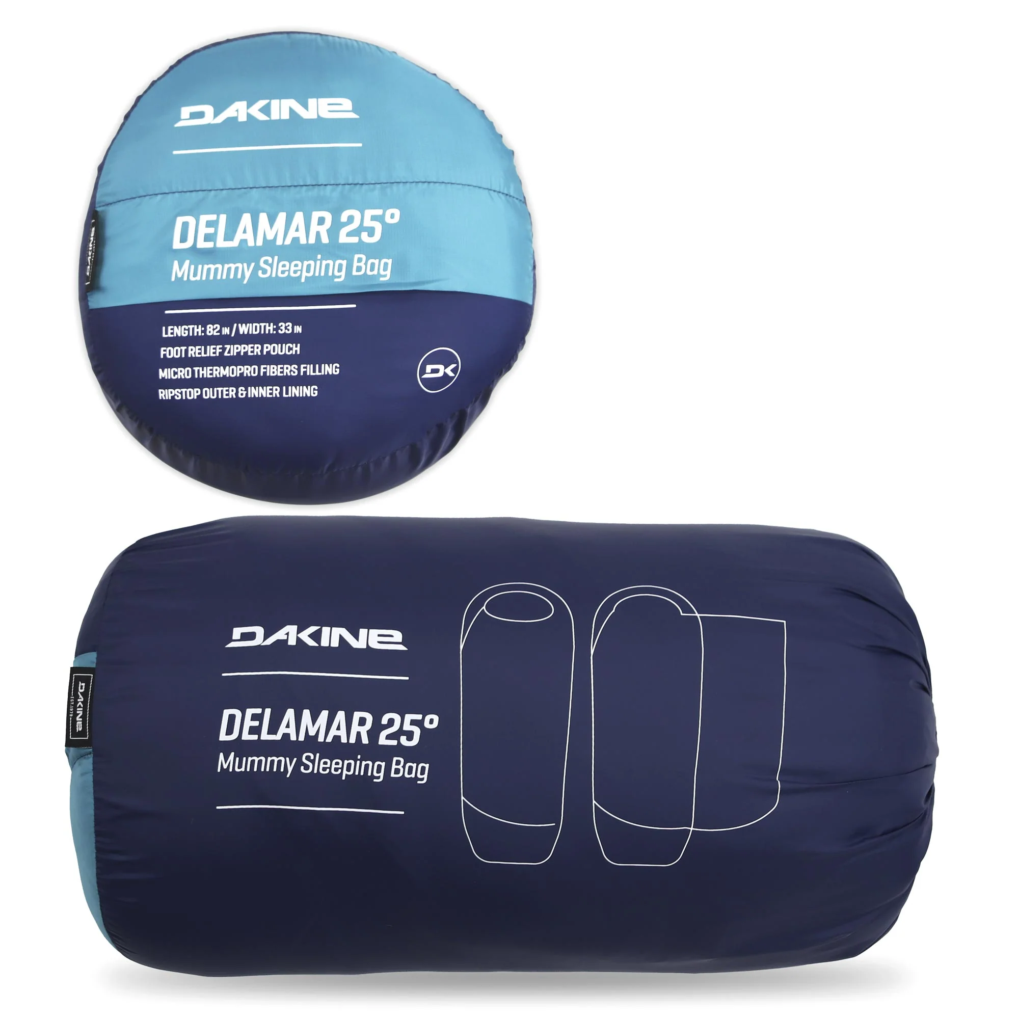 Delamar 25 Series Sleeping Bag - Navy - Image 6