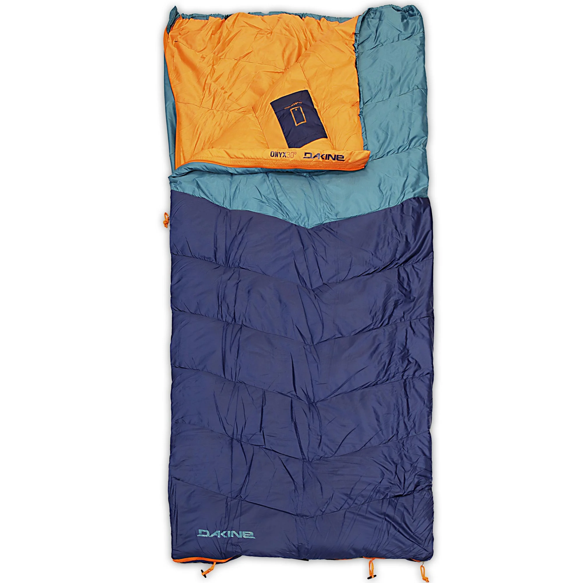 Onyx 30 Series Sleeping Bag - Naval / Vibrant Orange - Image 3
