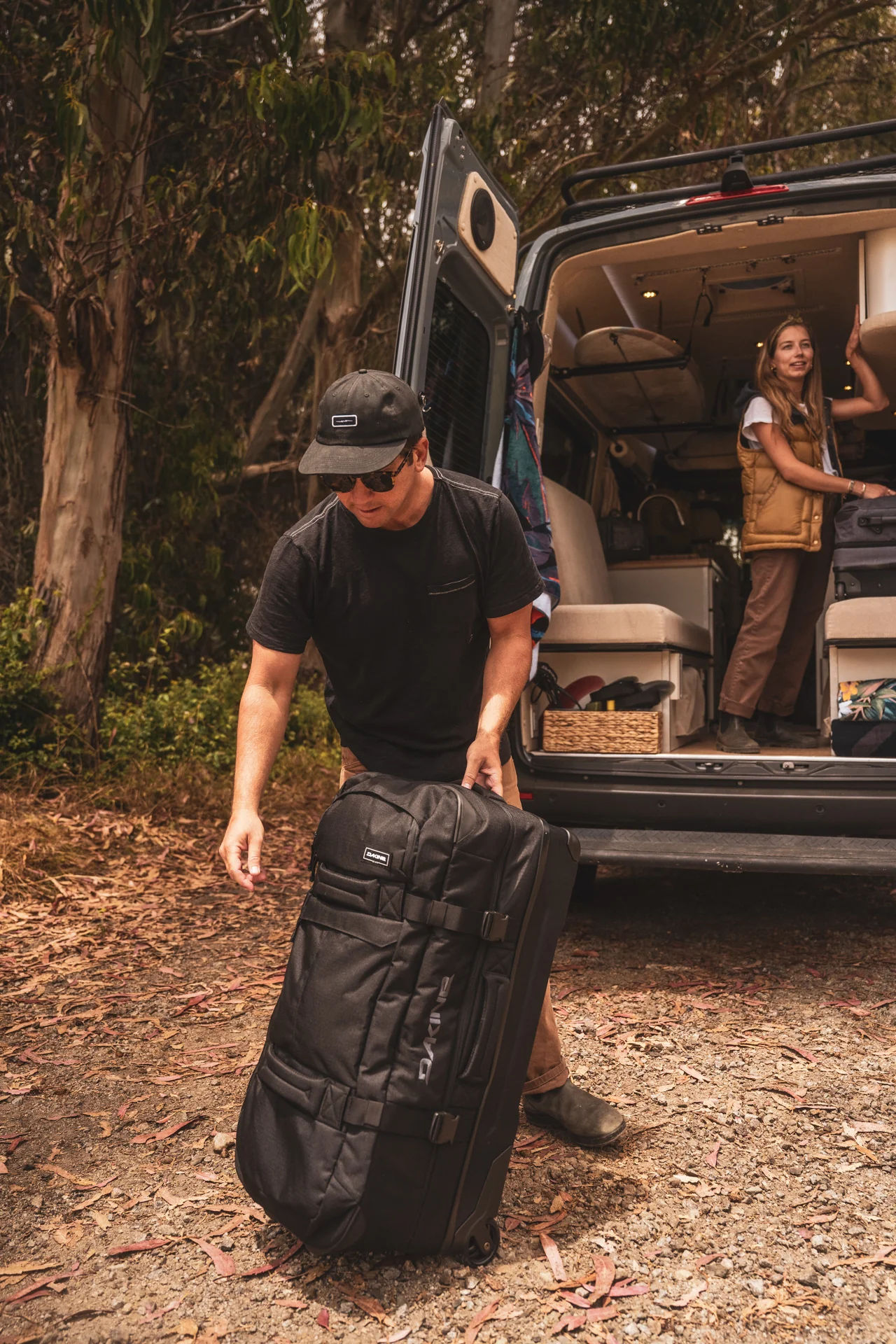 Split Roller Bag 85L - Black - Image 14